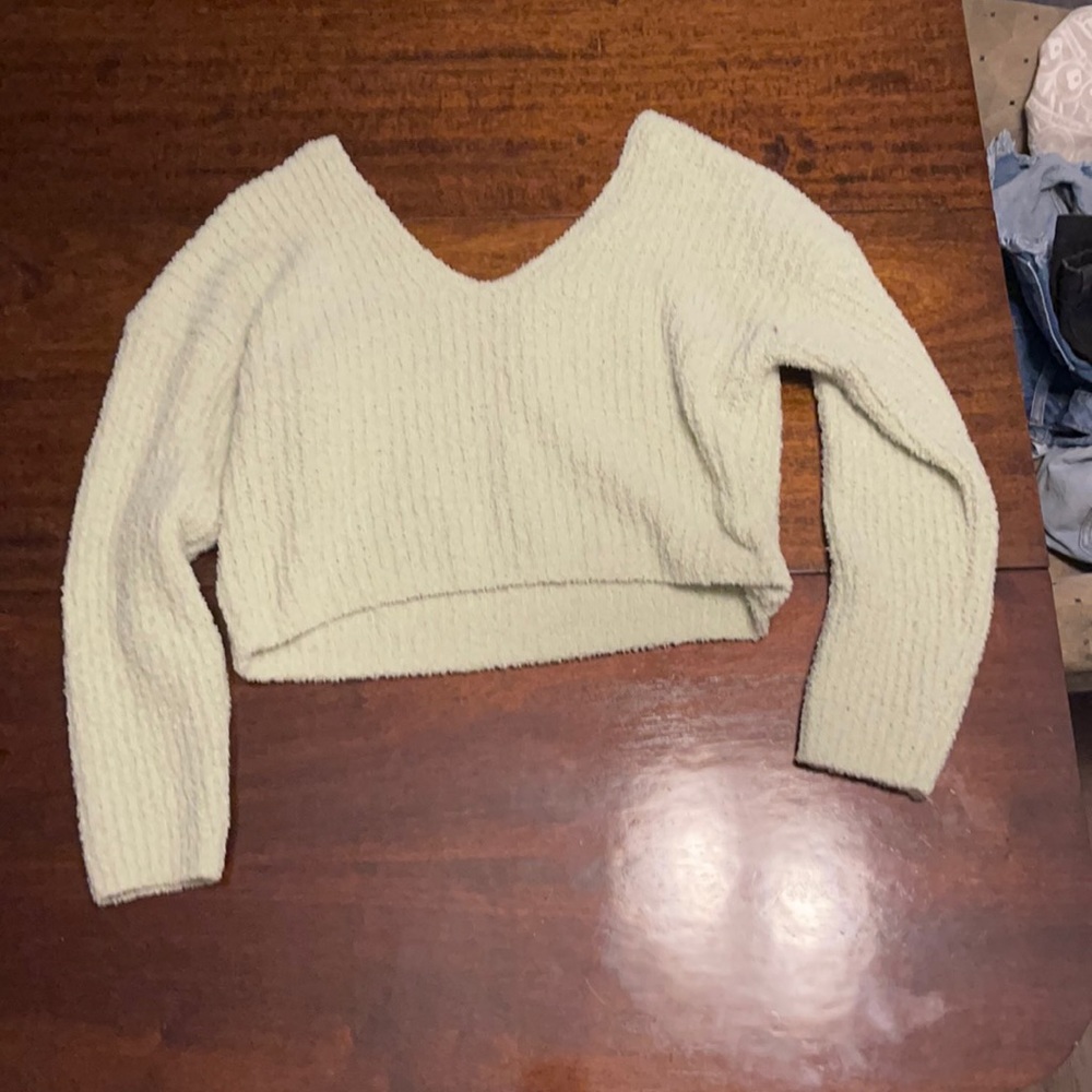 pacsun green knit sweater-kendall and kylie collection